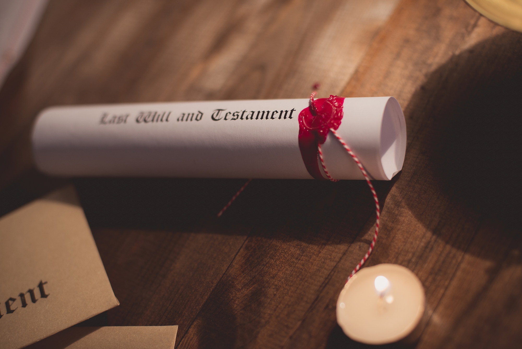 How To Manage Your Grief And Be An Executor - Notary public wax stamp and testament