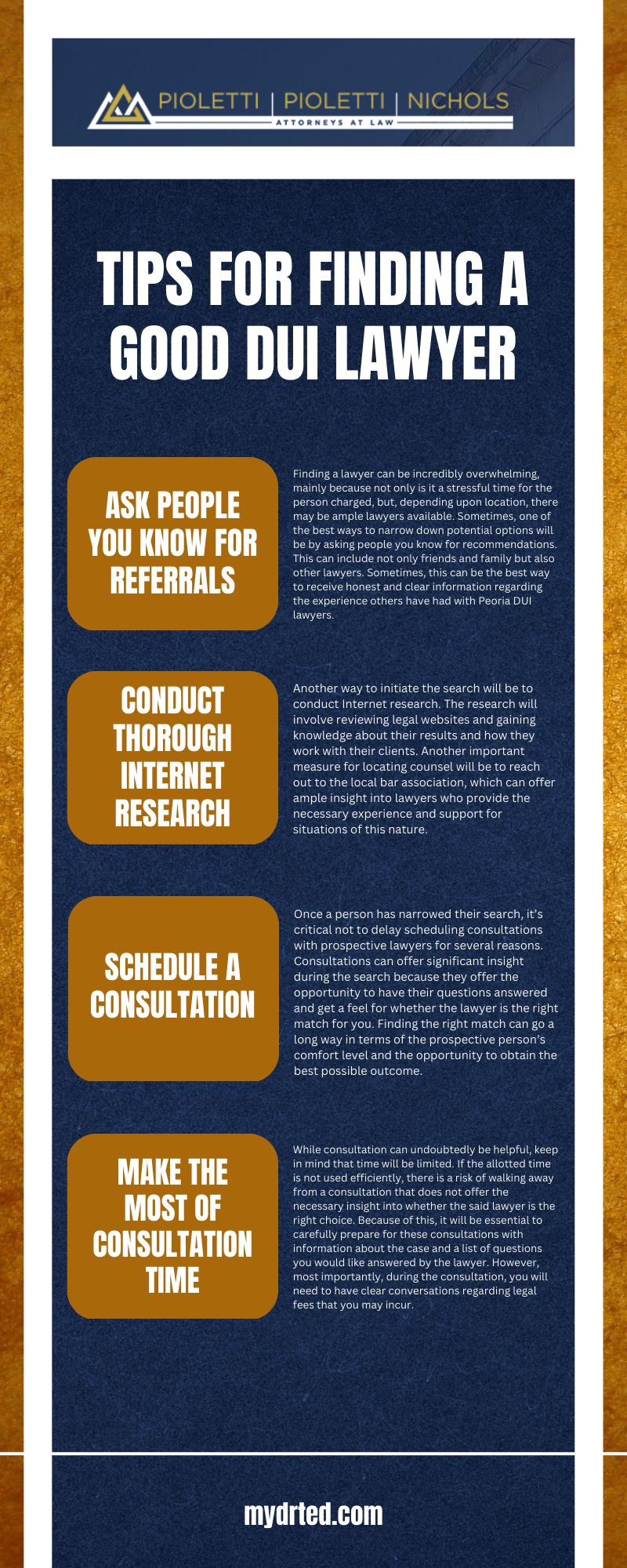 TIPS FOR FINDING A GOOD DUI LAWYER INFOGRAPHIC